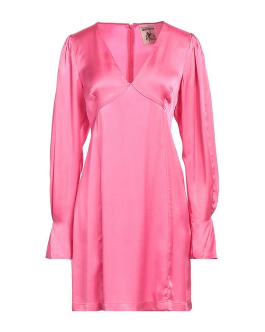 Semicouture Pink Mini Dress