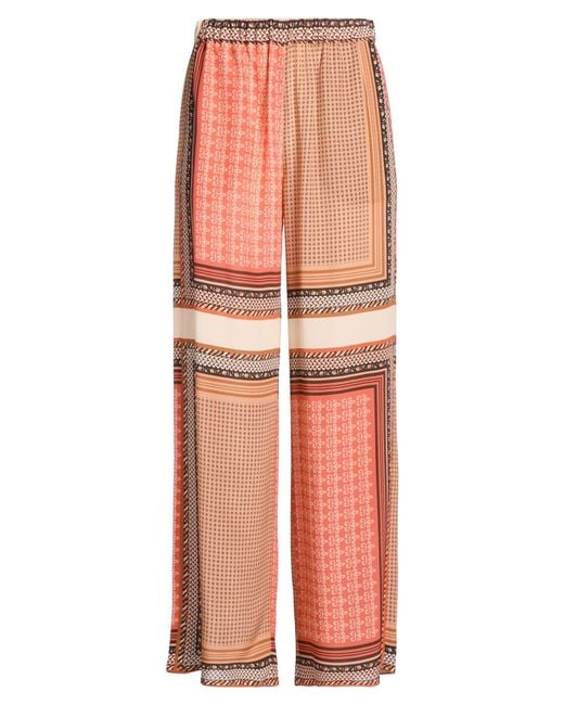 Antonelli Orange Pants Silk