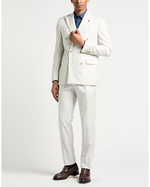 Paoloni White Suits for men