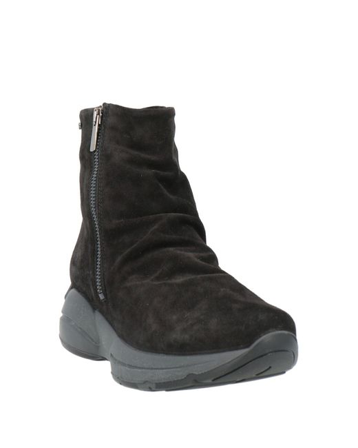 Igi&co Black Ankle Boots Leather