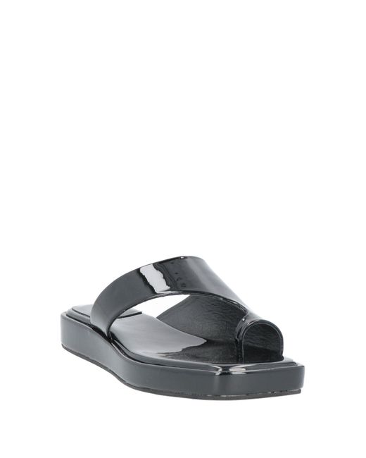 Jeffrey Campbell Black Toe Post Sandals