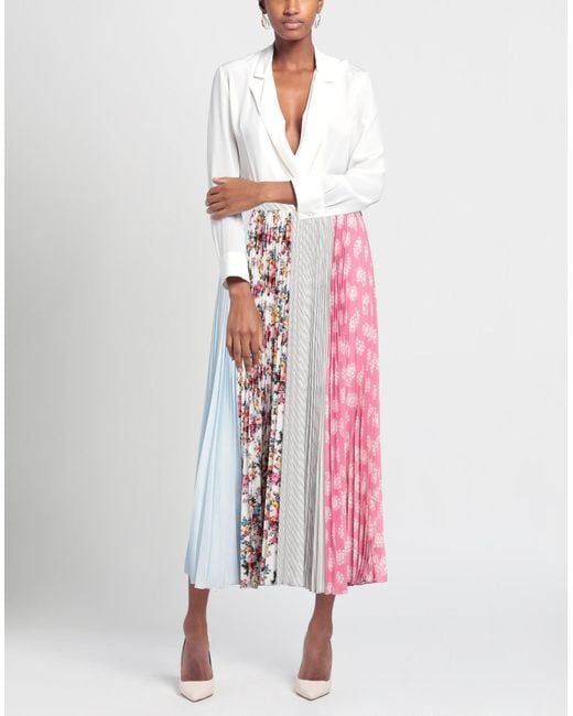 MSGM Pink Midi Skirt