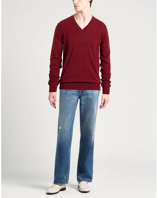 Dolce & Gabbana Red Sweaters for men