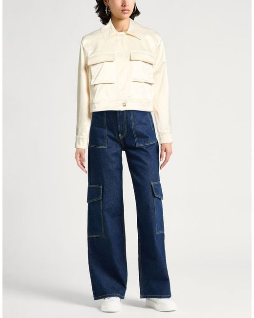 8pm Natural Ivory Jacket Cotton, Polyester, Elastane