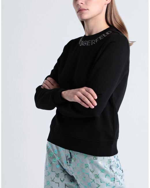Karl Lagerfeld Black Sweatshirt