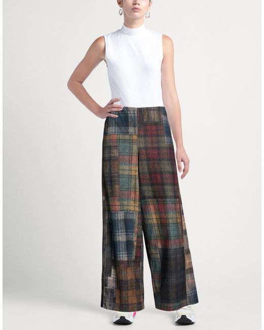 Bye Blue Military Pants Polyester, Elastane