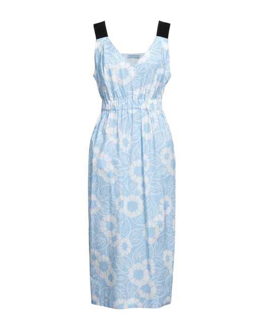 Prada Blue Midi Dress