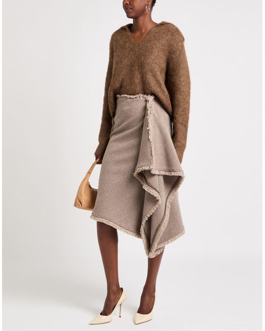 By Malene Birger Natural Midi Skirt