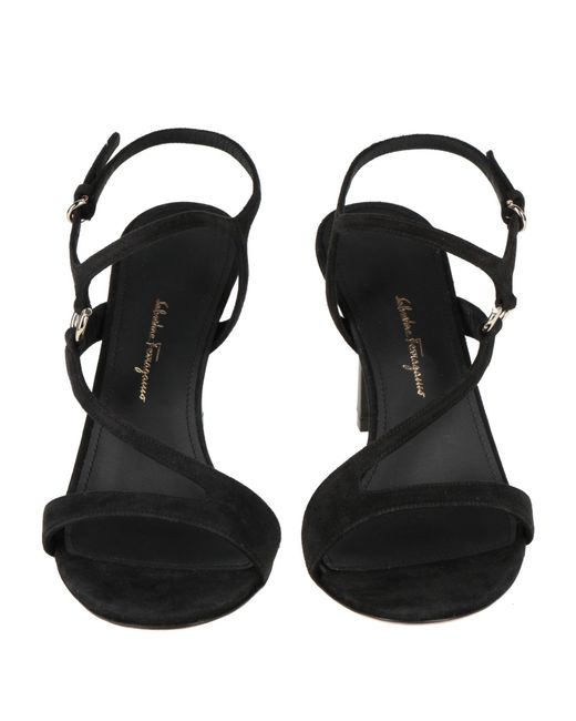 Ferragamo Black Sandals