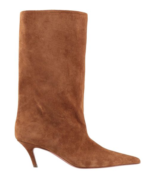 AMINA MUADDI Brown Boot Leather