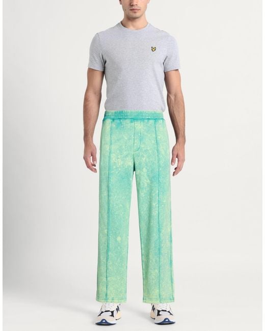 Roberto Collina Green Pants Cotton, Elastane for men