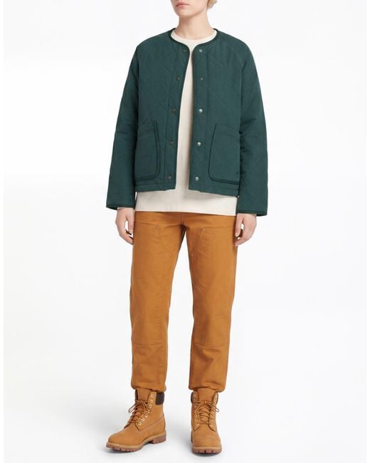 Timberland Green Puffer Cotton, Nylon