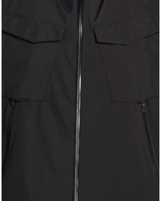 Herno Black Laminar Jacket Polyester for men