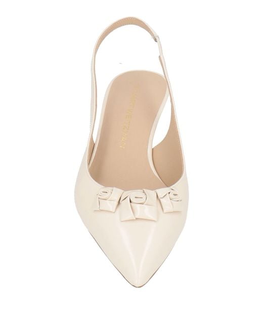 Stuart Weitzman Natural Ivory Pumps Leather