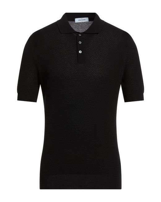 Polo di Gran Sasso in Black da Uomo