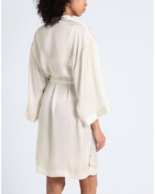 Emporio Armani White Dressing Gown Or Bathrobe