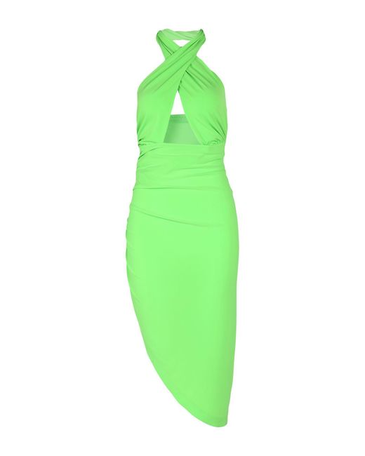 Norma Kamali Green Midi Dress