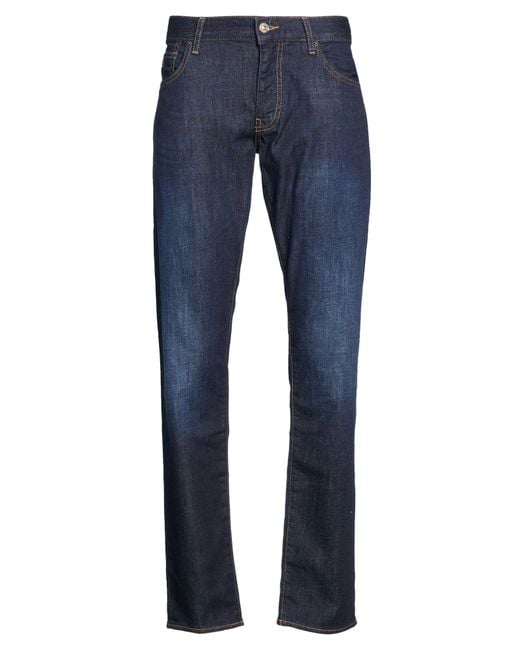 ARMANI EXCHANGE Blue Jeans Cotton, Elastane for men