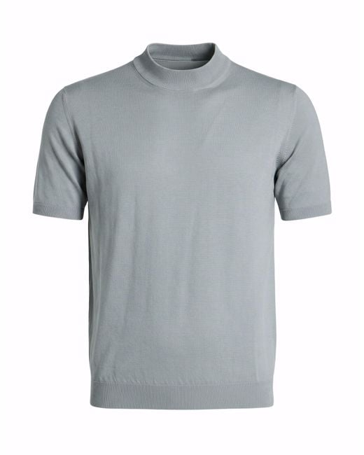 Roberto Collina Gray Sweater Cotton for men
