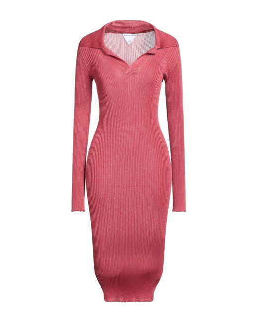 Bottega Veneta Pink Midi Dress