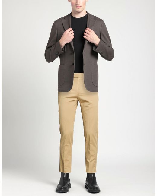 Germano Natural Pants Cotton, Elastane for men
