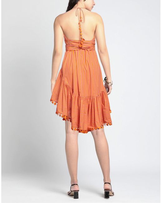 Silvia Tcherassi Orange Mini-Kleid
