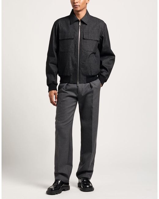 DSquared² Black Jacket Cotton, Polyester, Viscose, Elastane for men