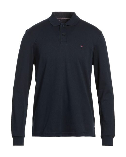 Tommy Hilfiger Blue Midnight Polo Shirt Cotton for men