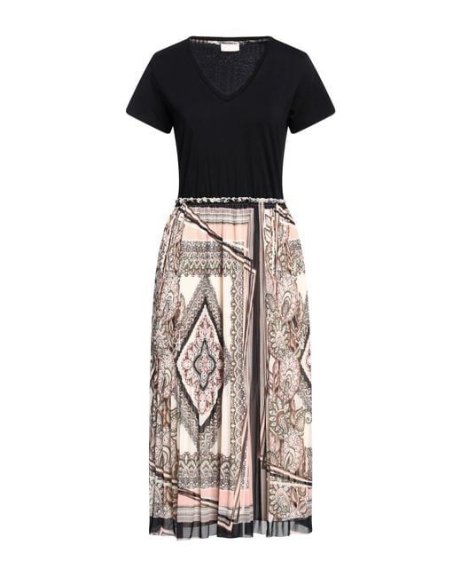 Liu Jo Black Midi Dress