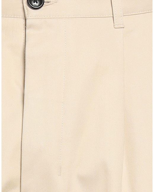 AMI Natural Tapered Cotton Twill Chino Pants for men