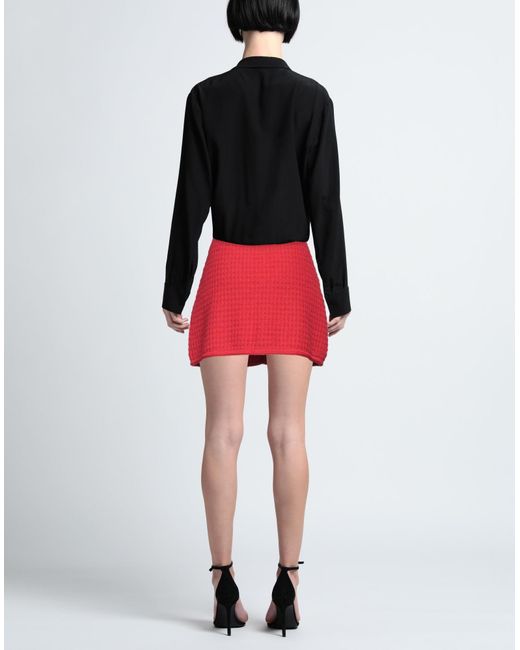 Sandro Red Mini Skirt