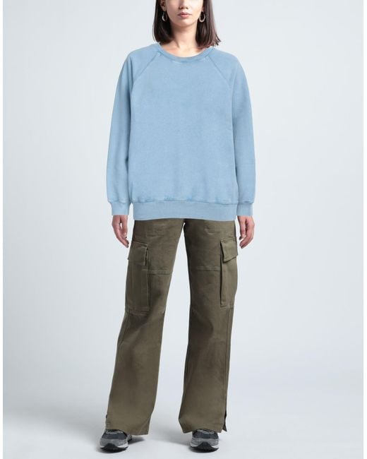 Aspesi Blue Sweatshirt Cotton