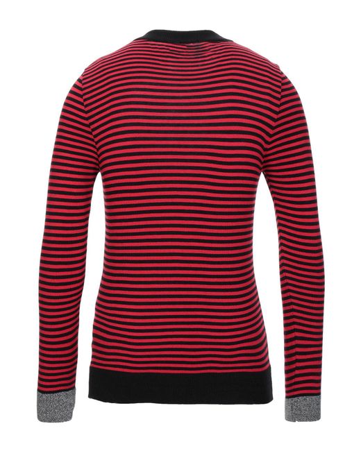 Akep Red Sweater Viscose, Wool, Nylon, Elastane for men