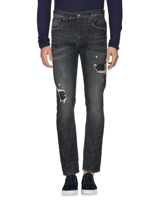 Daniele Alessandrini Gray Jeans Cotton for men