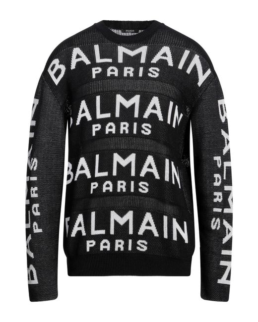 Balmain Black Jumper for men