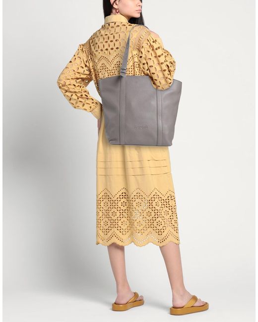 Exte Gray Shoulder Bag