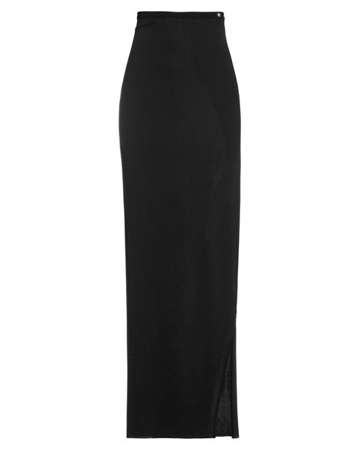 Versace Black Maxi Skirt