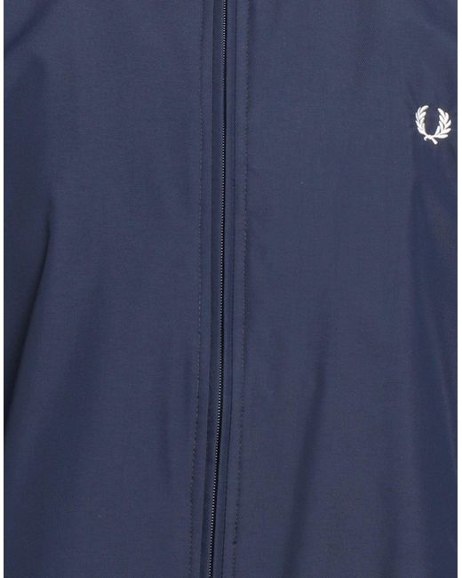 Fred Perry Synthetic Jacket in Blue for Men | Lyst Australia
