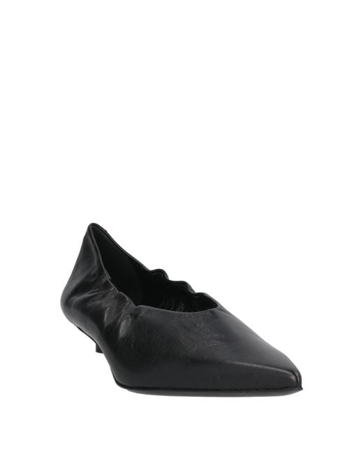 Guglielmo Rotta Black Ballet Flats