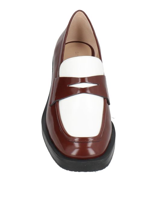 Stuart Weitzman Brown Loafers Leather