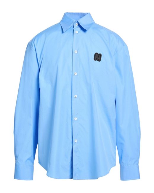 MSGM Blue Shirts for men