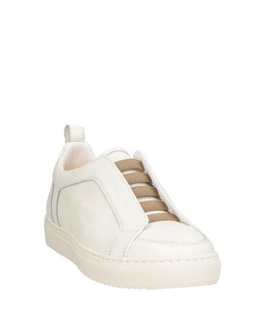 Doucal's Natural Sneakers Leather for men