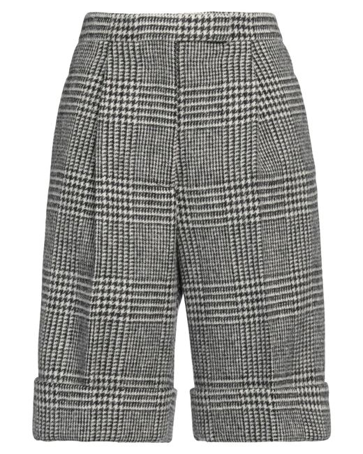 Thom Browne Gray Shorts & Bermuda Shorts Wool