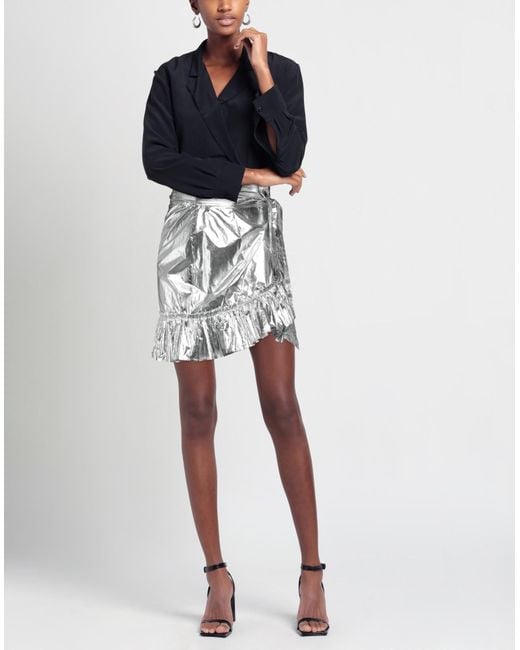 Beatrice B. Gray Mini Skirt