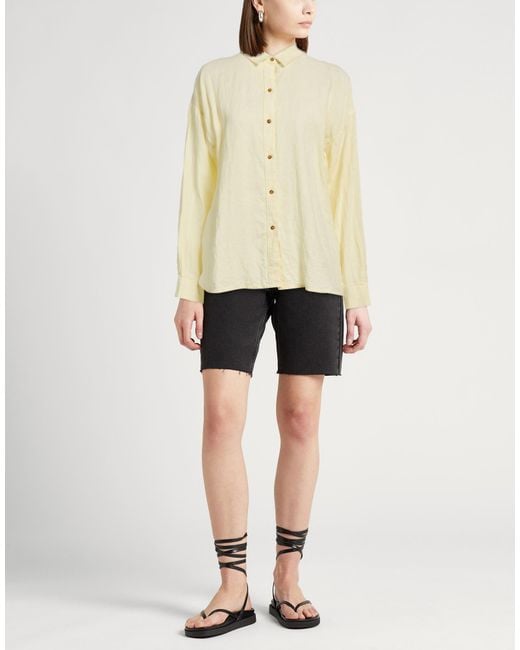 Barbour White Shirt Linen