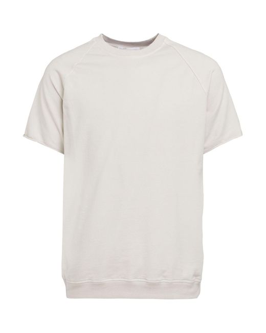 Daniele Fiesoli Gray Light Sweatshirt Cotton, Elastane for men