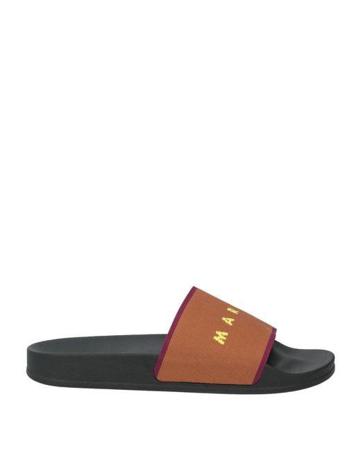 Marni Brown Sandals for men
