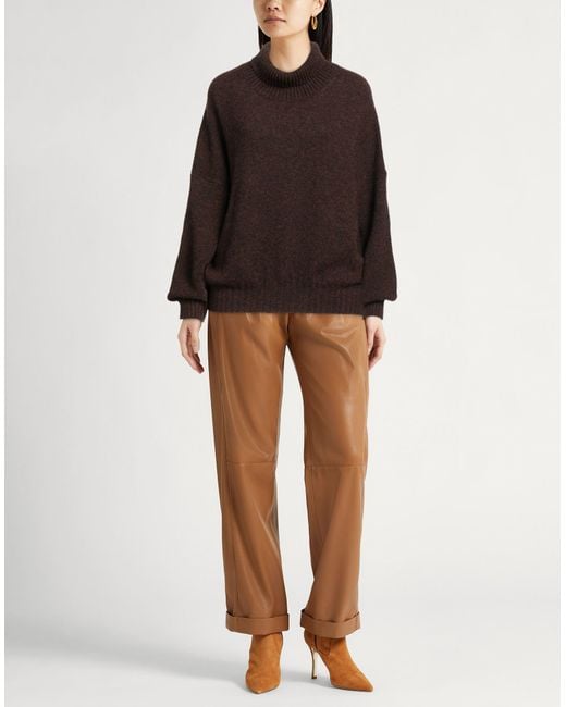 Khaite Brown Rollkragenpullover