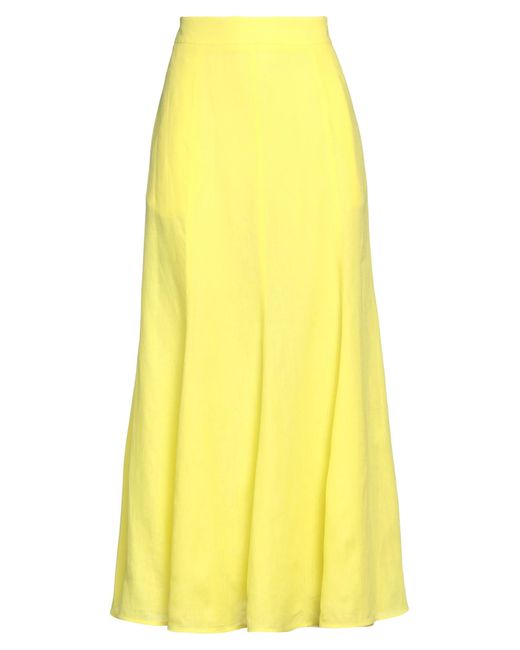 Gabriela Hearst Yellow Maxi Skirt
