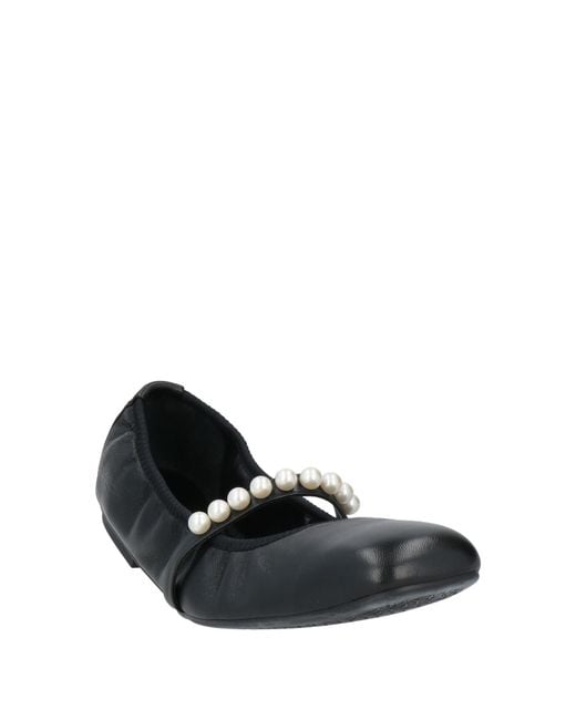 Stuart Weitzman Black Ballet Flats
